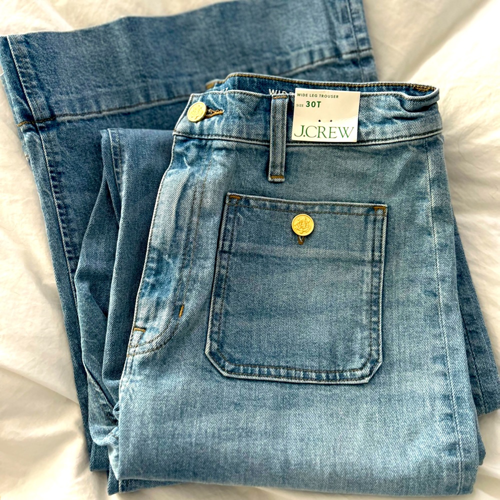 BRAND NEW J Crew jeans, NEVER WORN. For TALL women.